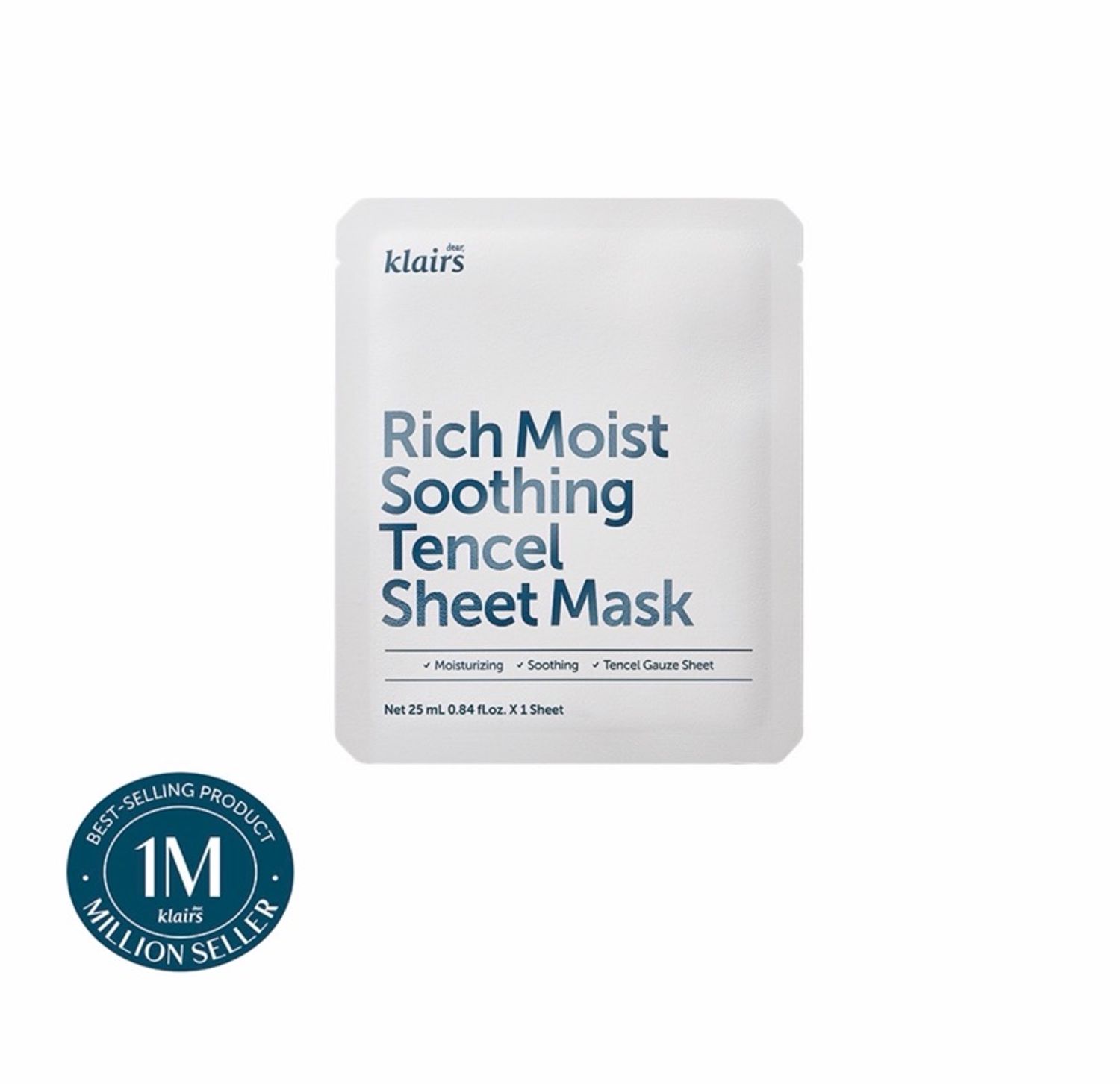 KLAIRS RICH MOIST SOOTHING TENCEL SHEET MASK 
