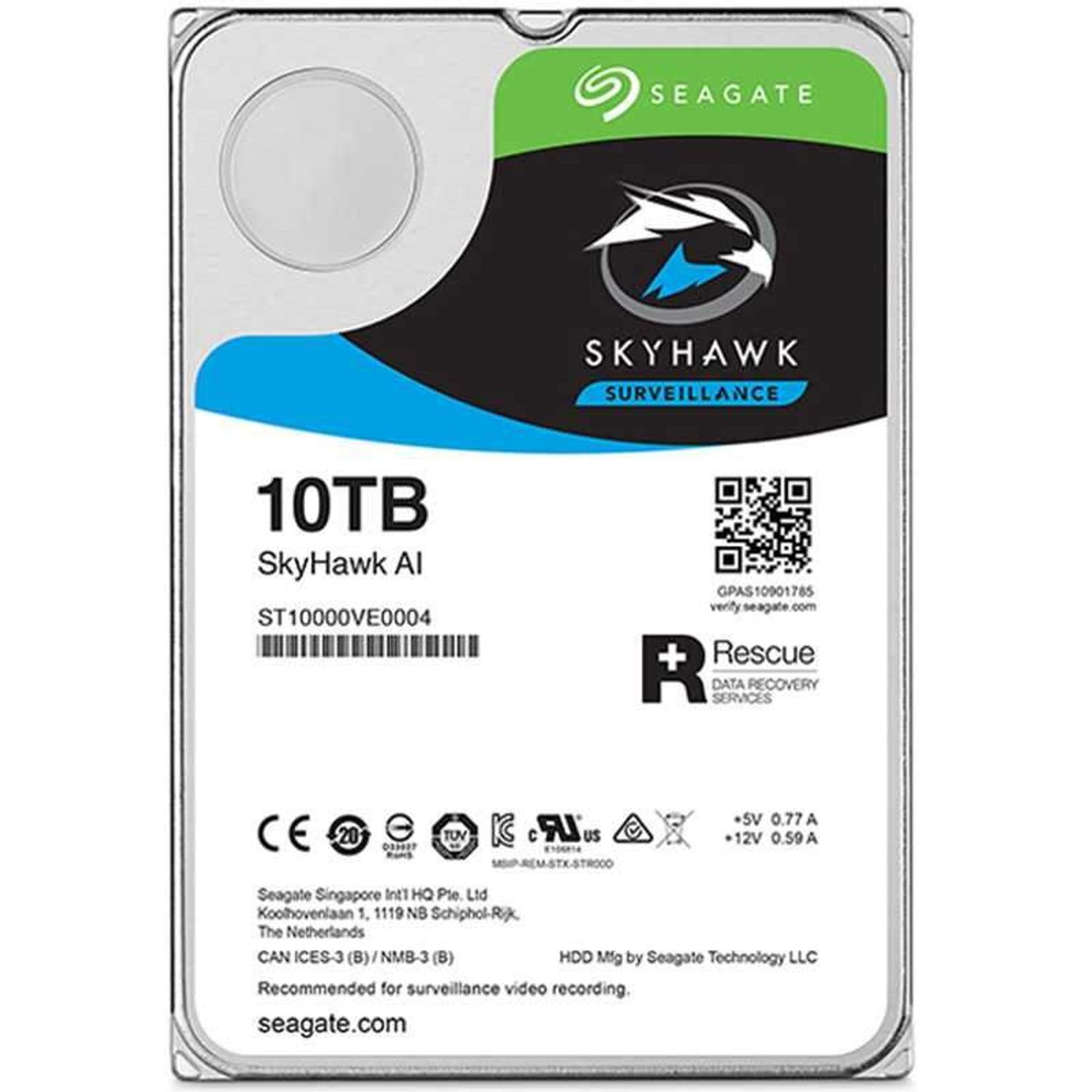 Seagate SkyHawk AI 10TB HDD