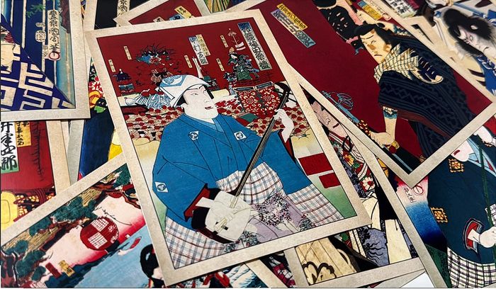 Toyohara Kunichika Postcard Set