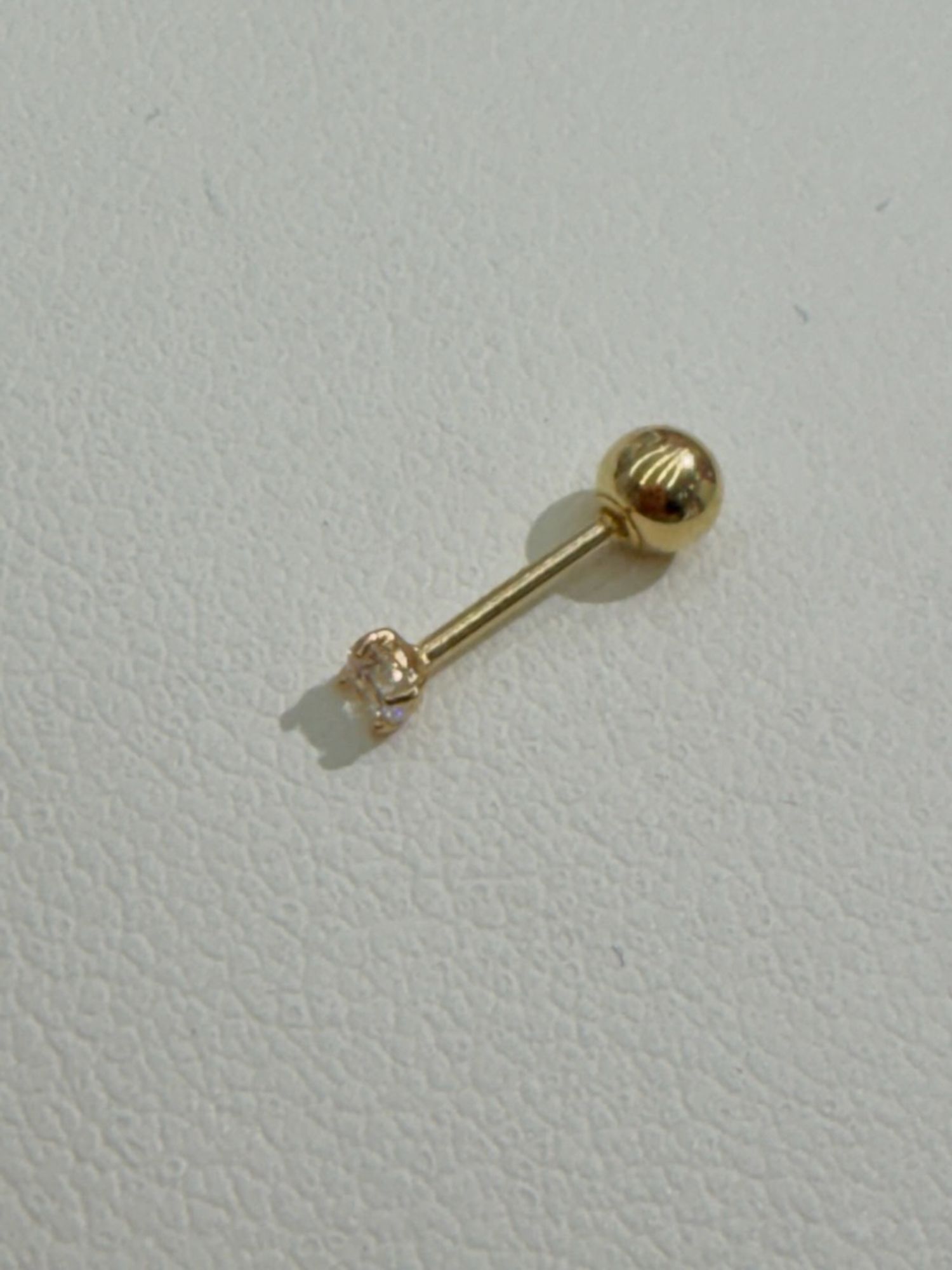 Монет 14к  piercing