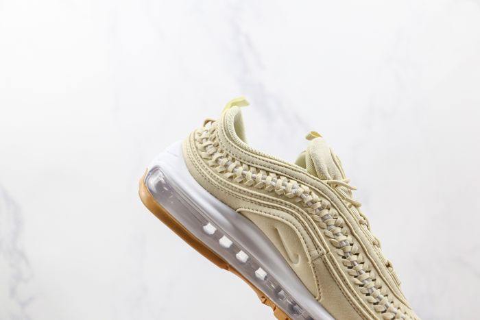 Nike Air Max 97 LX Woven Fossil White Gum Yellow