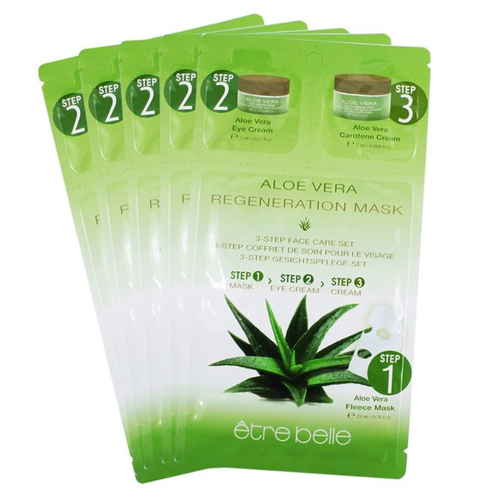 Aloe vera -Нүүрний арьс сэргээх маск , иж бүрдэл 