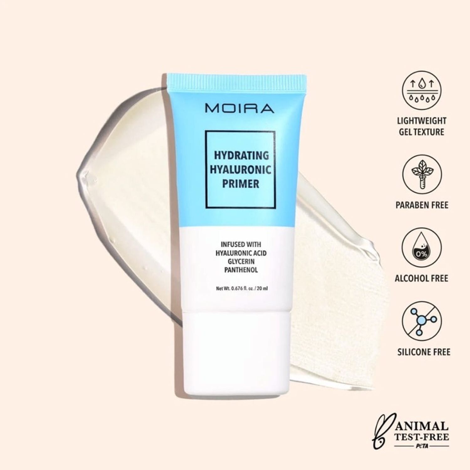 Moira Complete facial primer /006/ hydrating hyaluronic primer