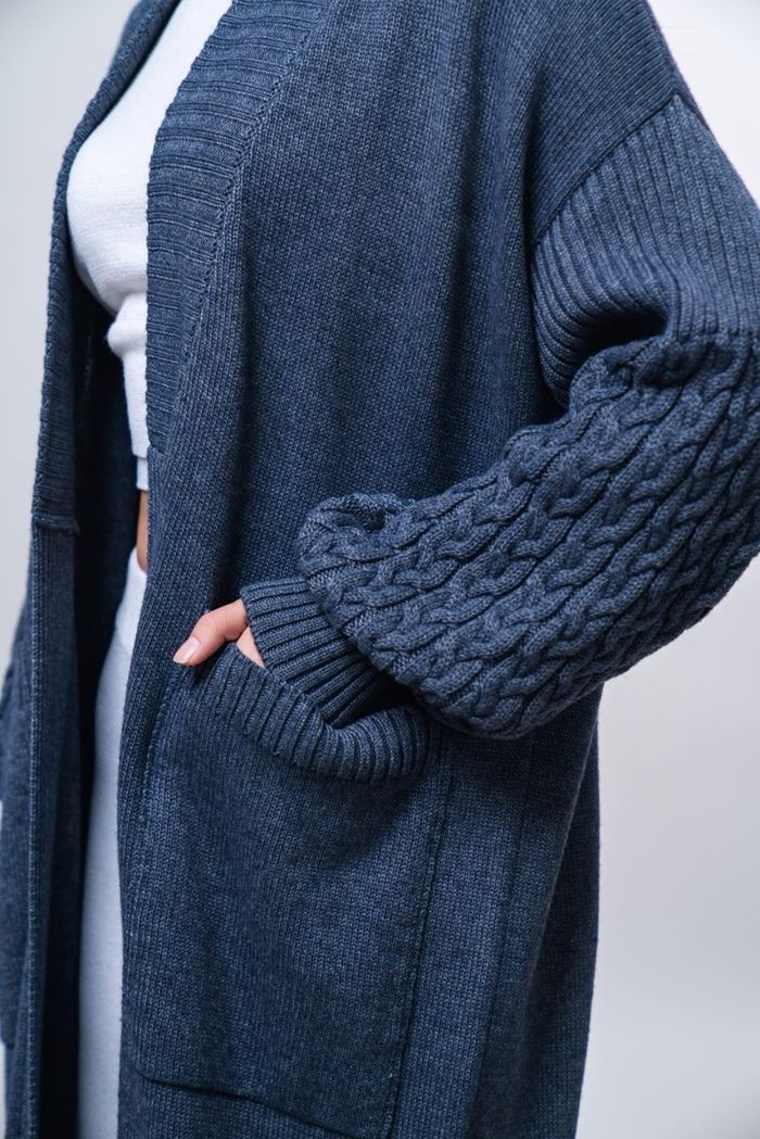 Сүлжмэл ноосон пальто