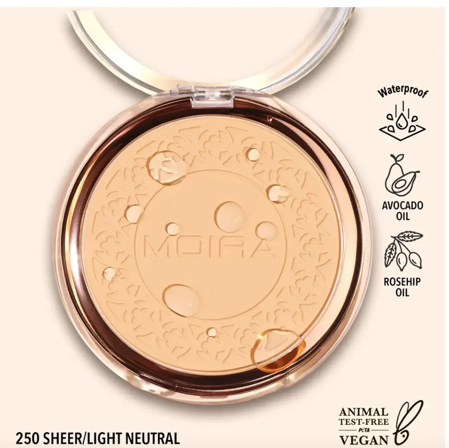 Moira soft focus waterproof setting powder /250 /