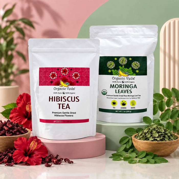 Organic Veda Herbal Wellness Tea Duo