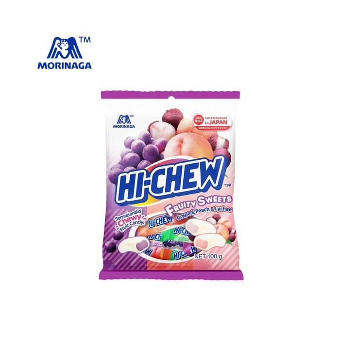 HI-CHEW GRAPE & PEACH & LECHEE  100ГР