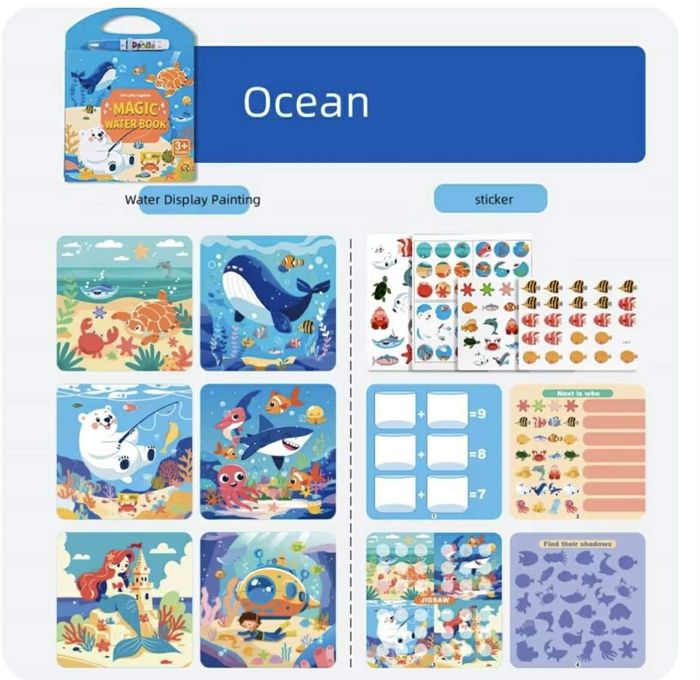 Magic water book-Ocean 