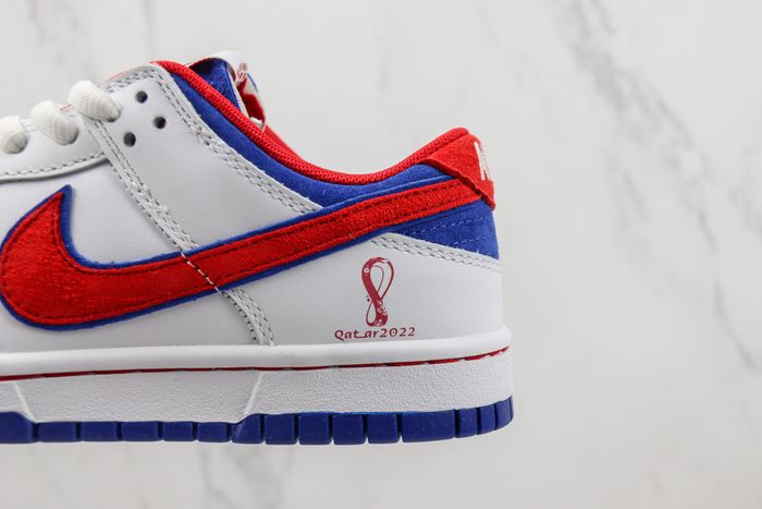 Nike SB DUNK LOW FIFA WORLD CUP QATAR WHITE/DARK BLUE/RED