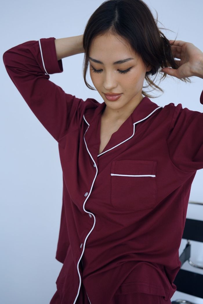 Burgundy Pajama Set