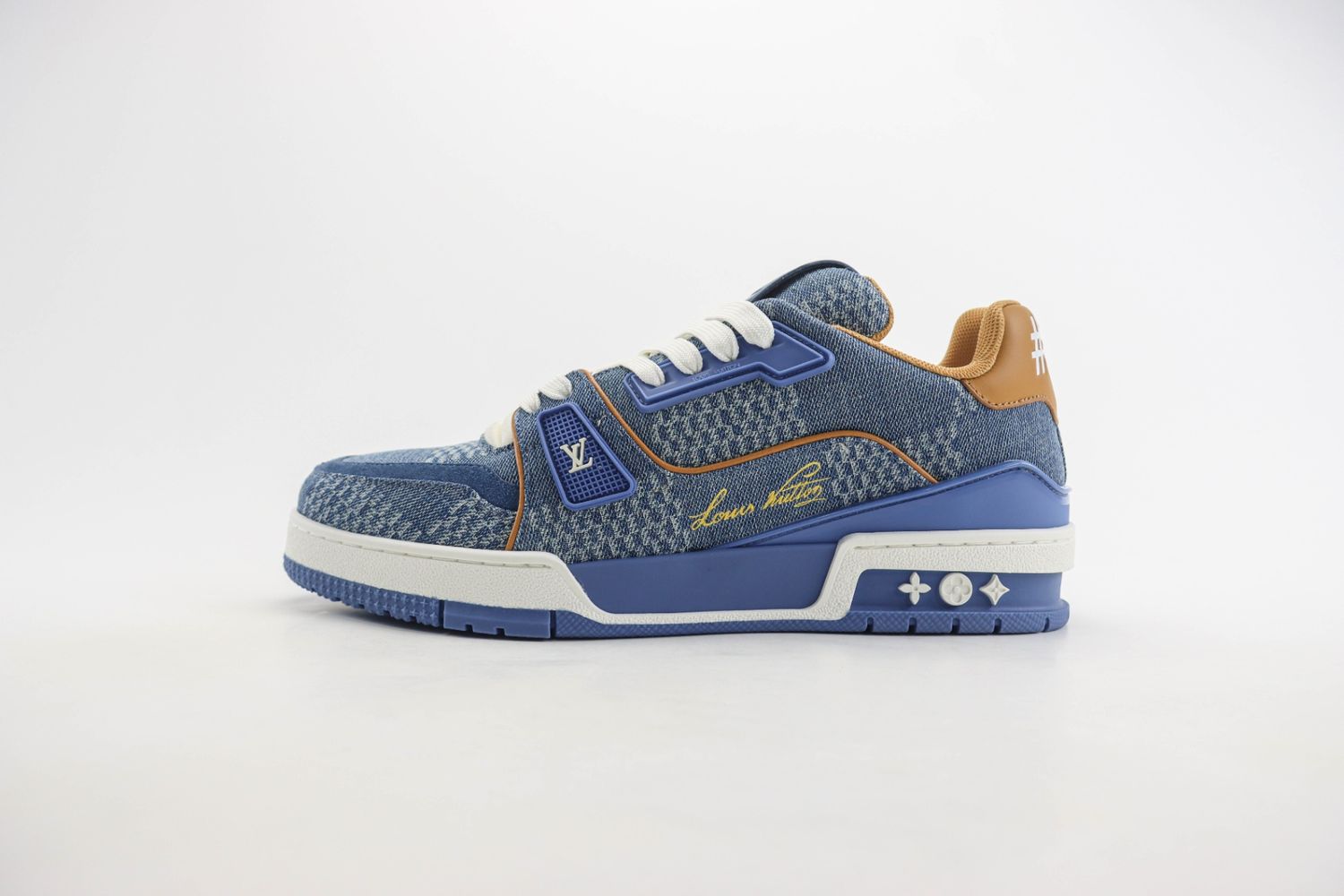 Louis Vuitton LV Trainer Blue Damier 3D Denim