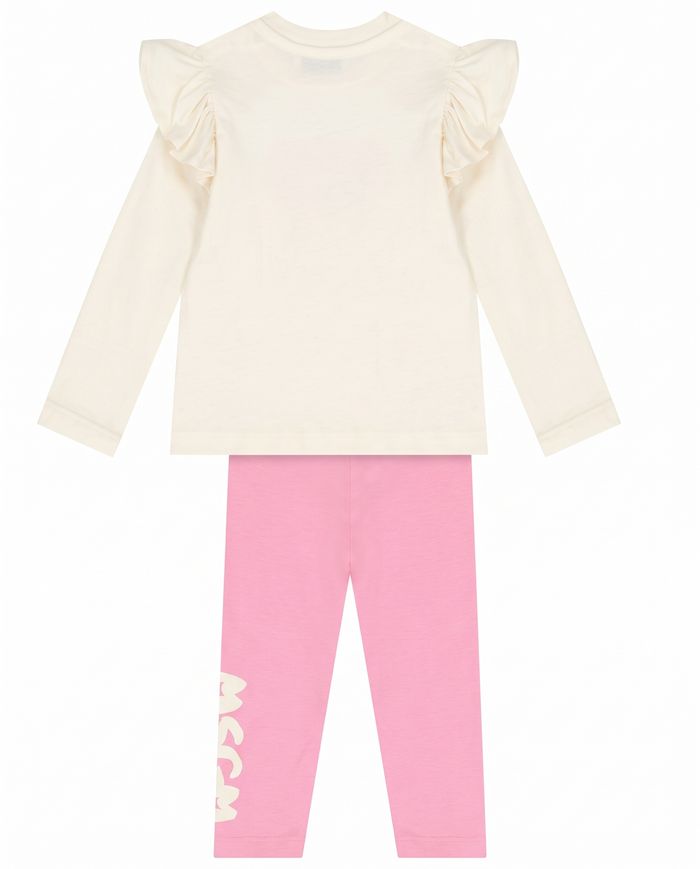 SET JERSEY T-SHIRT, STRETCH JERSEY LEGGIN