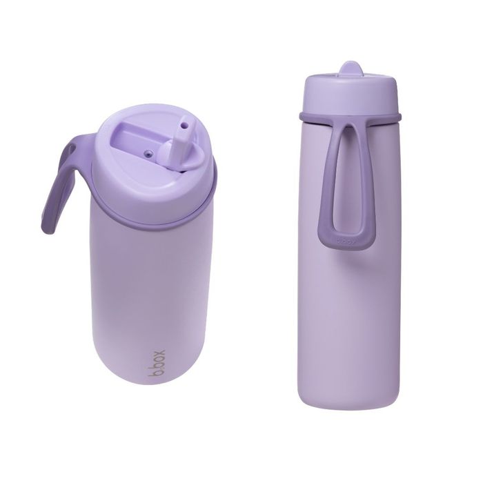 690мл Сөхөгддөг соруултай ган сав / Insulated flip top bottle - lilac love