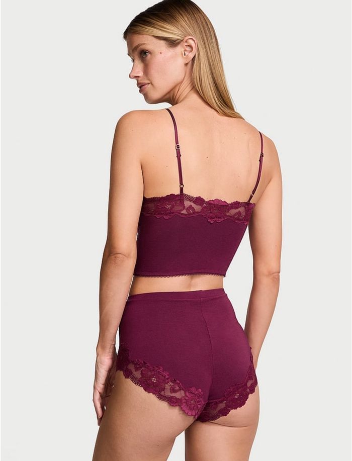 Modal Soft Lace Trim Slip Dress