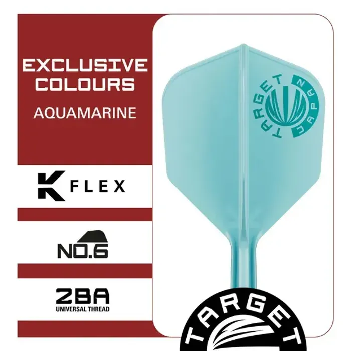 TARGET Japan Logo K-Flex No.6 - Aquamarine