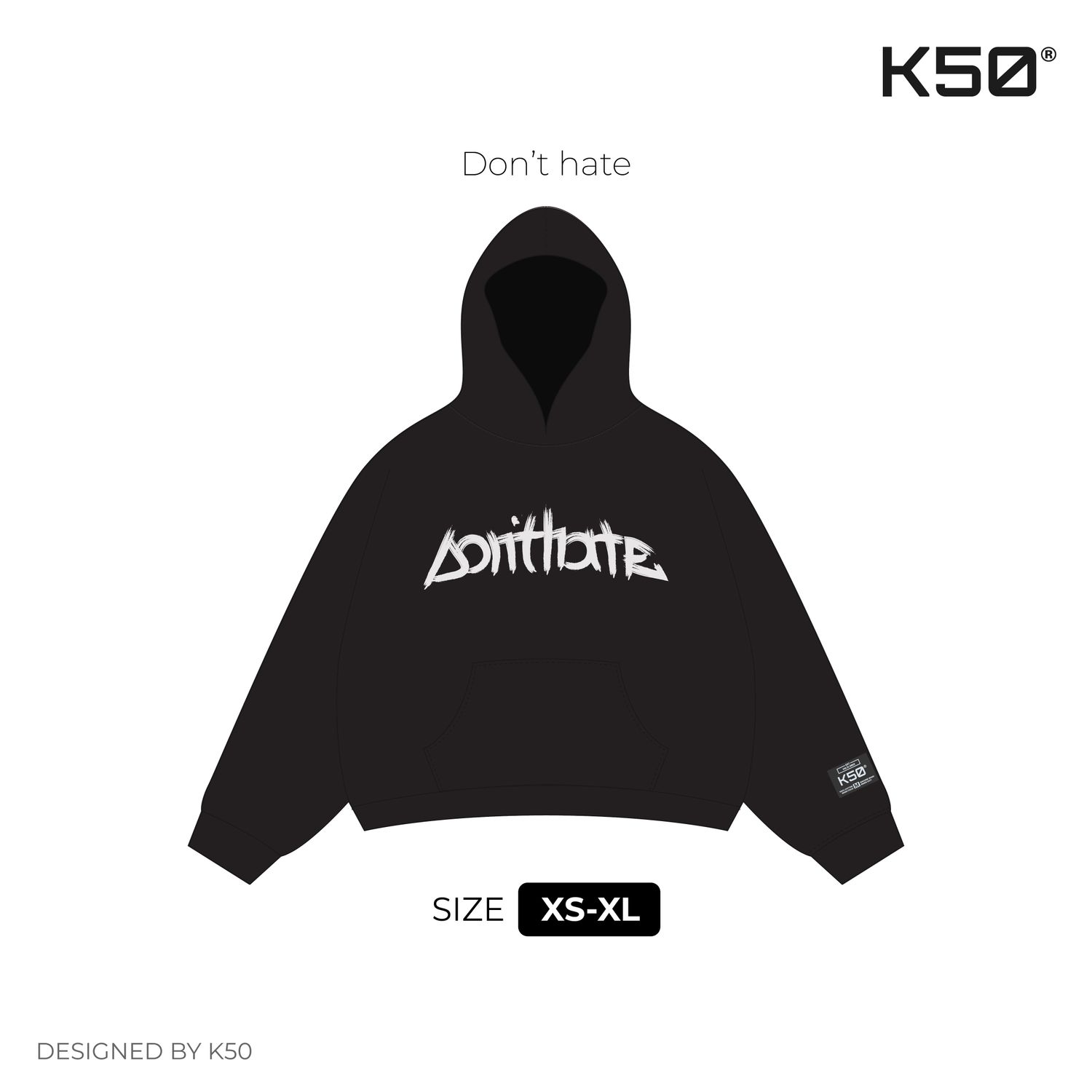 Dont Hate - Black/White
