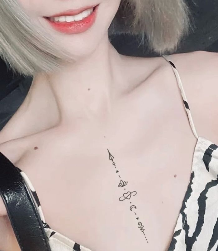 Minimal Arrows Tattoo 