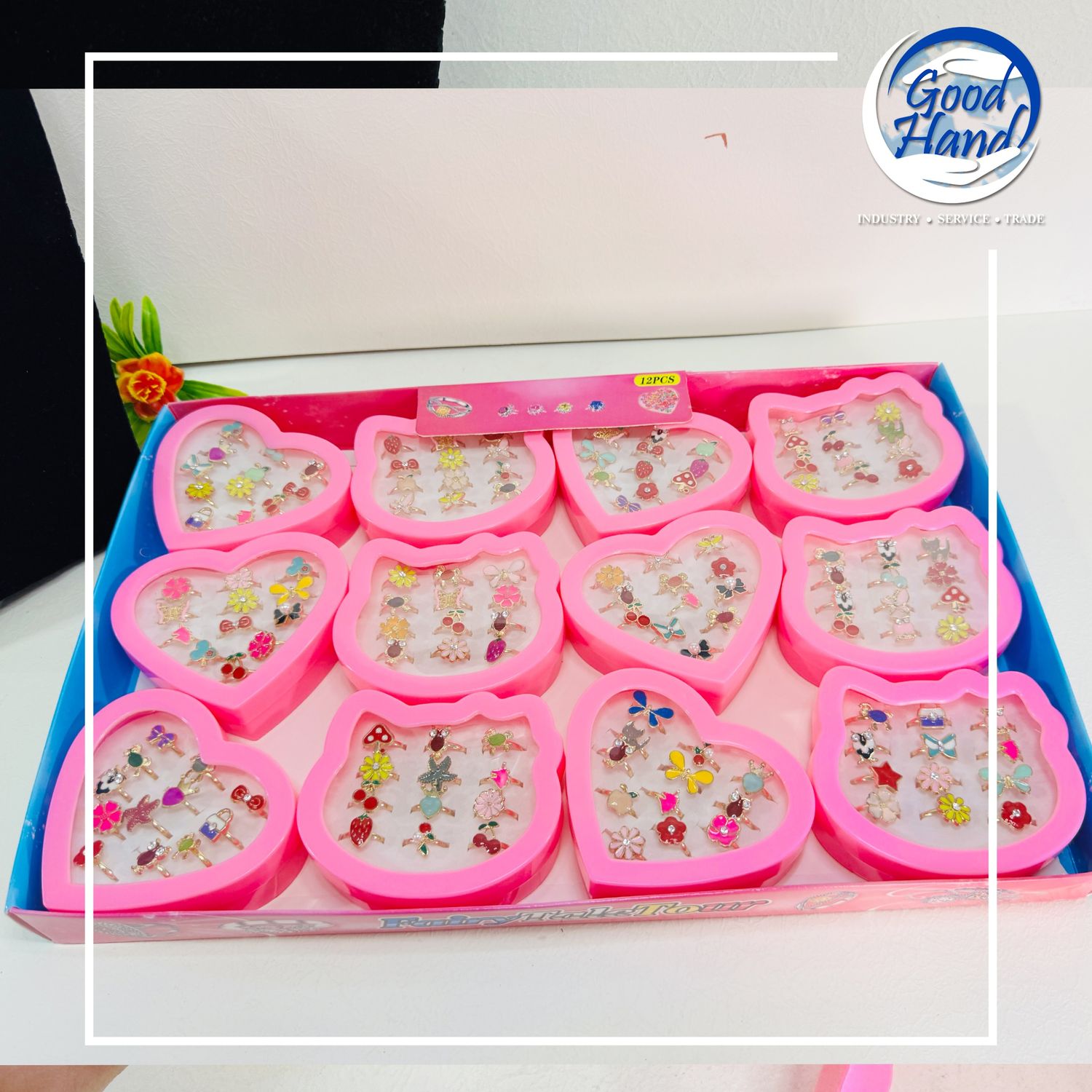 Хүүхдийн төмөр бөгж /дотроо 12ш 