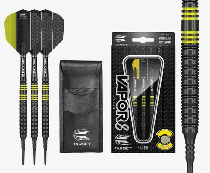 Target Vapor8 Black - Yellow Soft tip