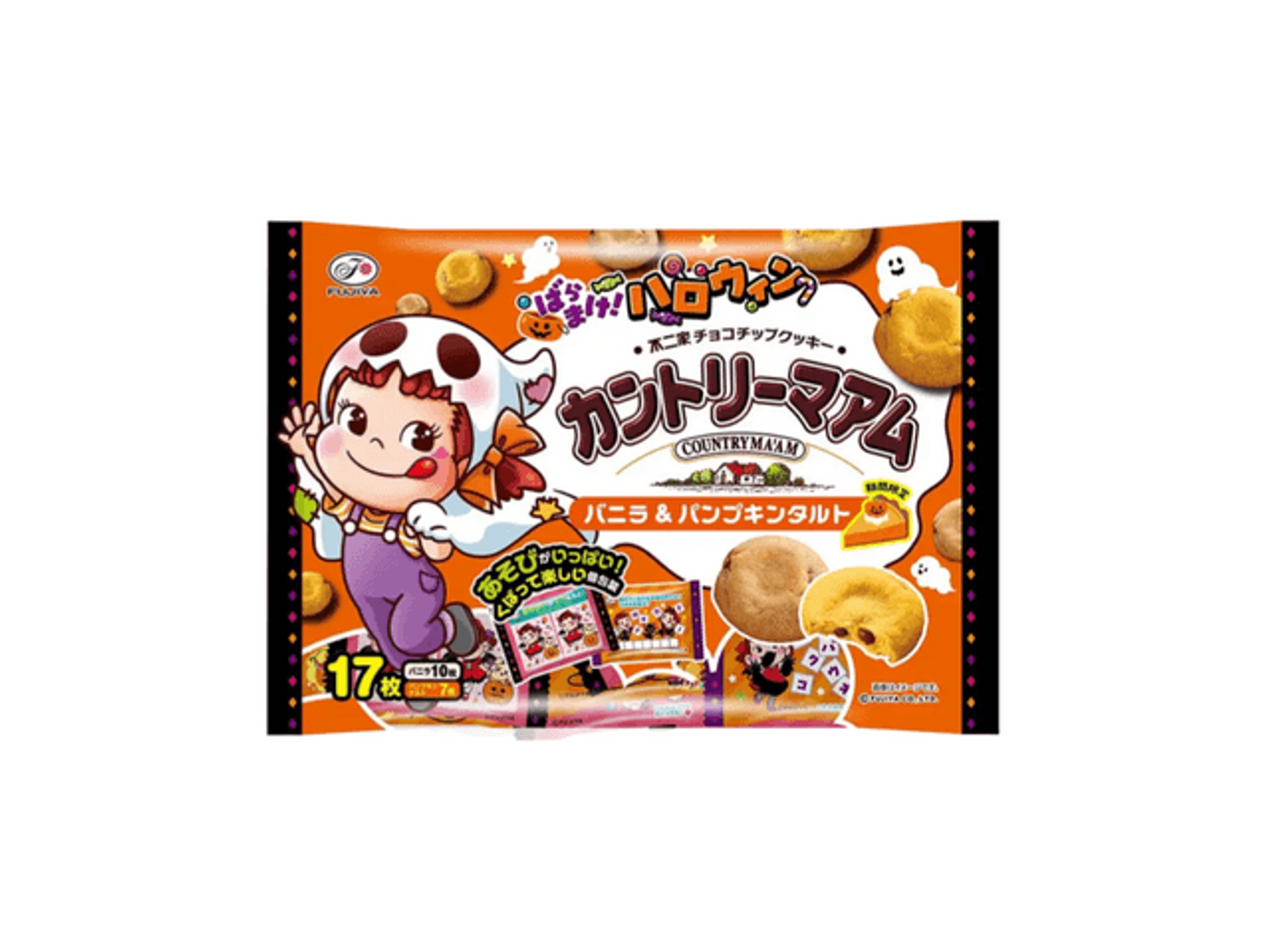 Fujiya брэндийн жигнэмэг/Fujiya Halloween maam Vanilla&Pumpkin 153g