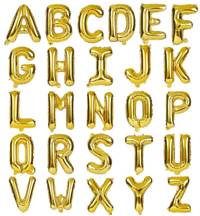 A-Z алтлаг үсэг 46cm