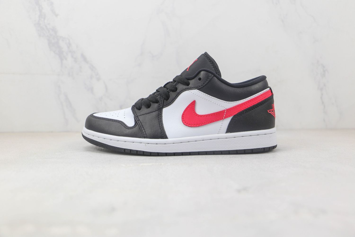Jordan 1 Low Black Siren Red (Women's)