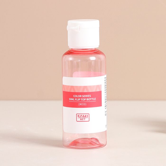 Color Series 50ml Flip Top Bottle (Red)