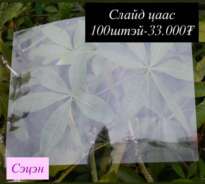 Слайд цаас А4