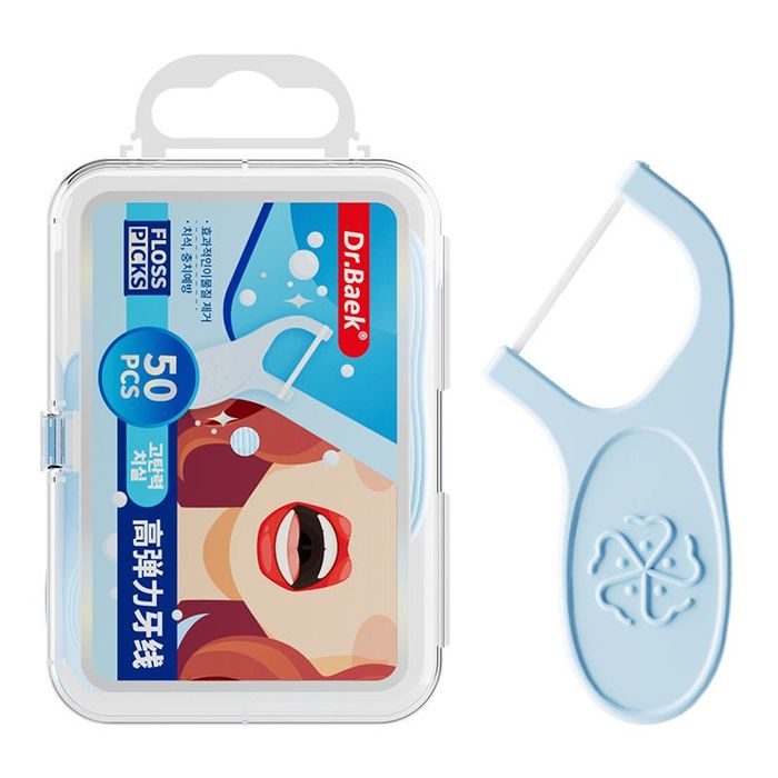 Dr. Baek — Шүдний завсар цэвэрлэх бариултай утас (50ш)