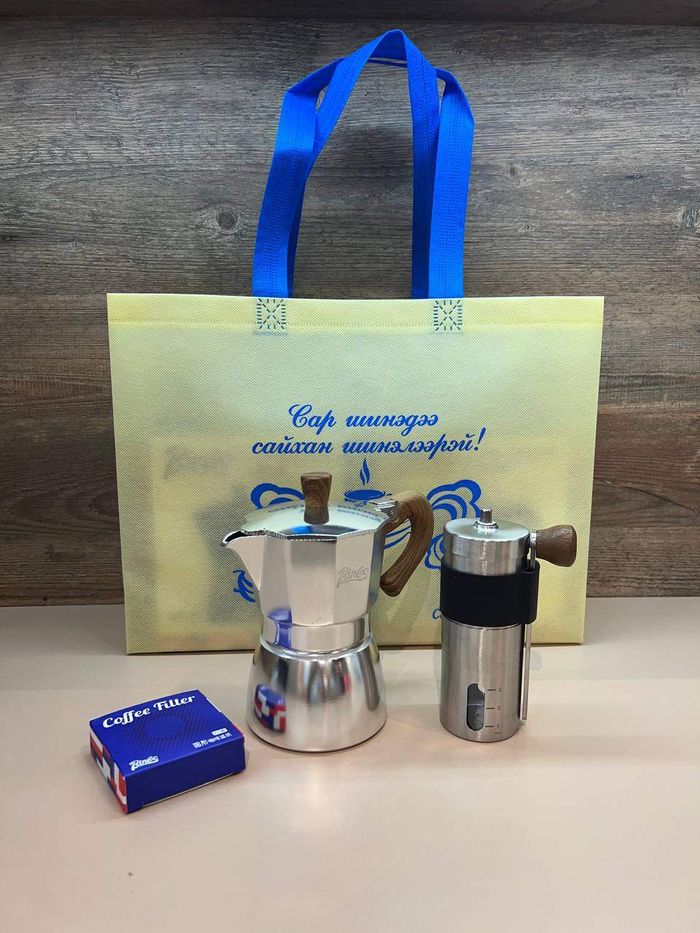 Мока пот бутлагчтай сэт