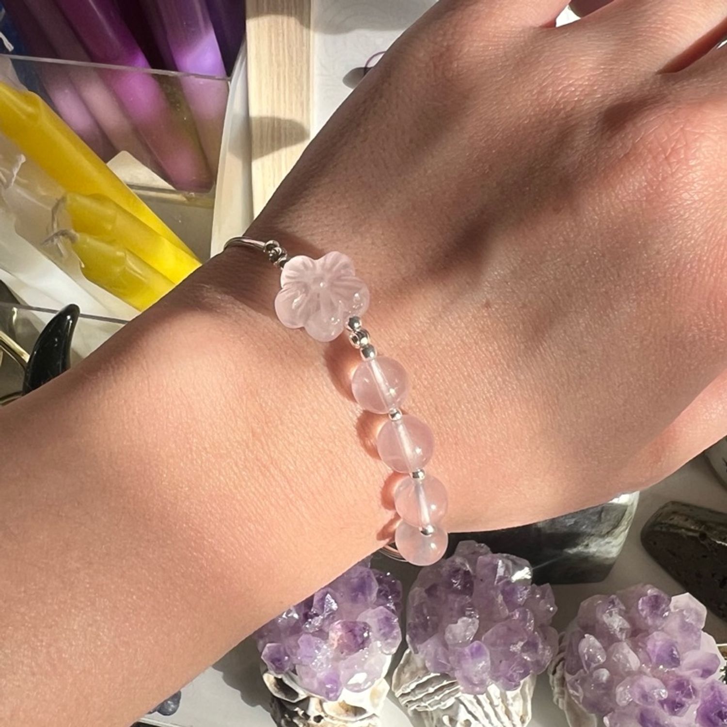 “Rosie” ягаан болор бугуйвч