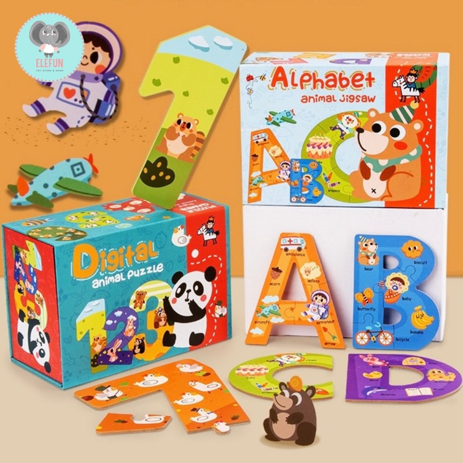 Puzzle ABC, 123