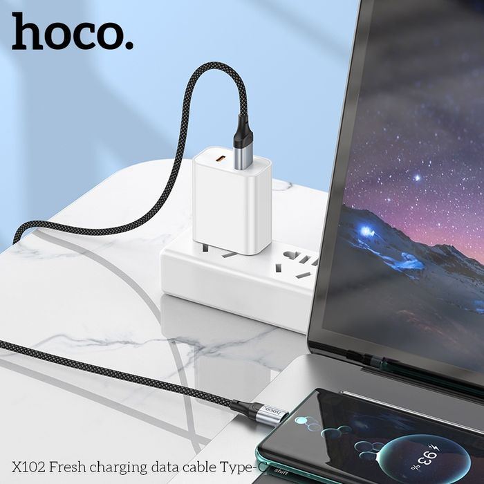 Hoco X102 Fresh Цэнэглэгч Кабель (Type-C) 