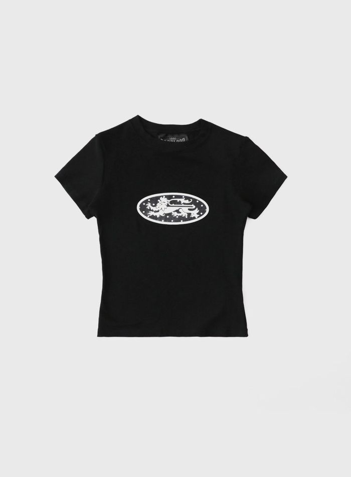 Mystic Dot Logo Jersey T-shirt - Black