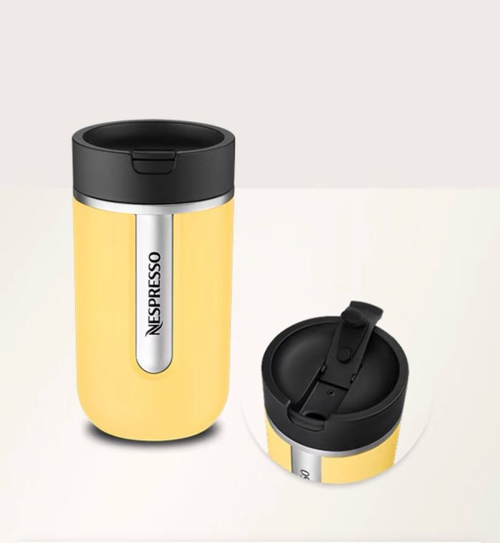  Travel mug -City sun Yellow