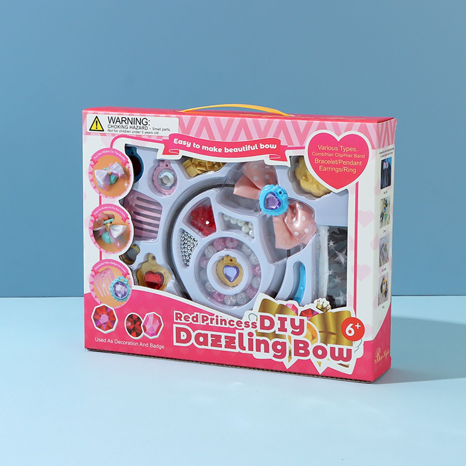 Red Princess DIY Dazzling Bow(A046)