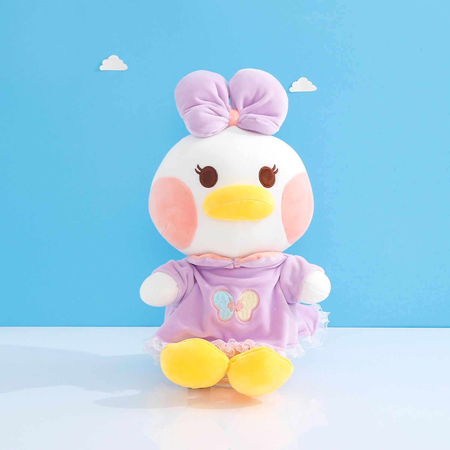 Pink Cheek Duck Doll