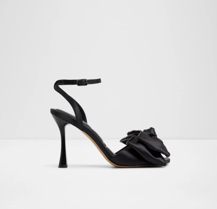 TINSEL-1-BLACK-L Dress Sandals