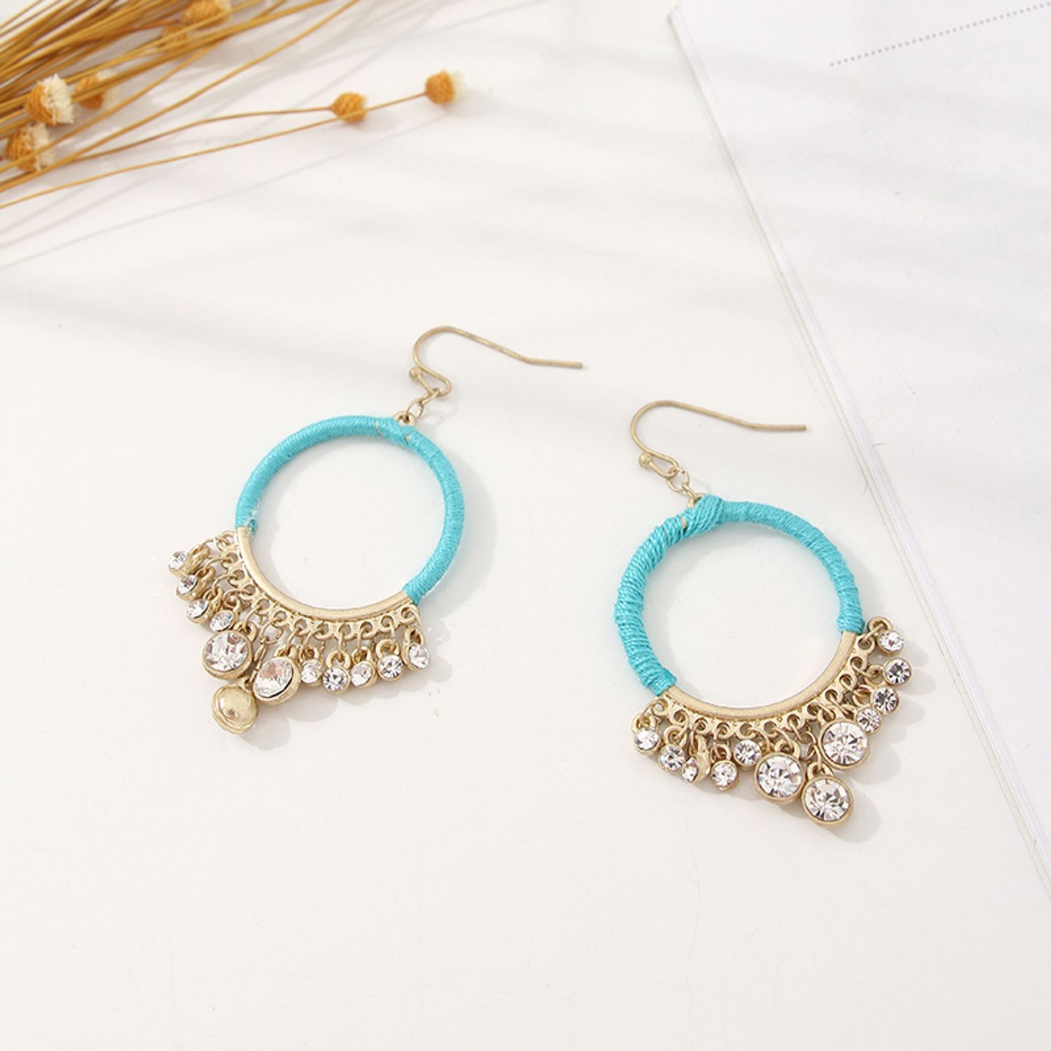 Graceful Hoops Dangle Earrings