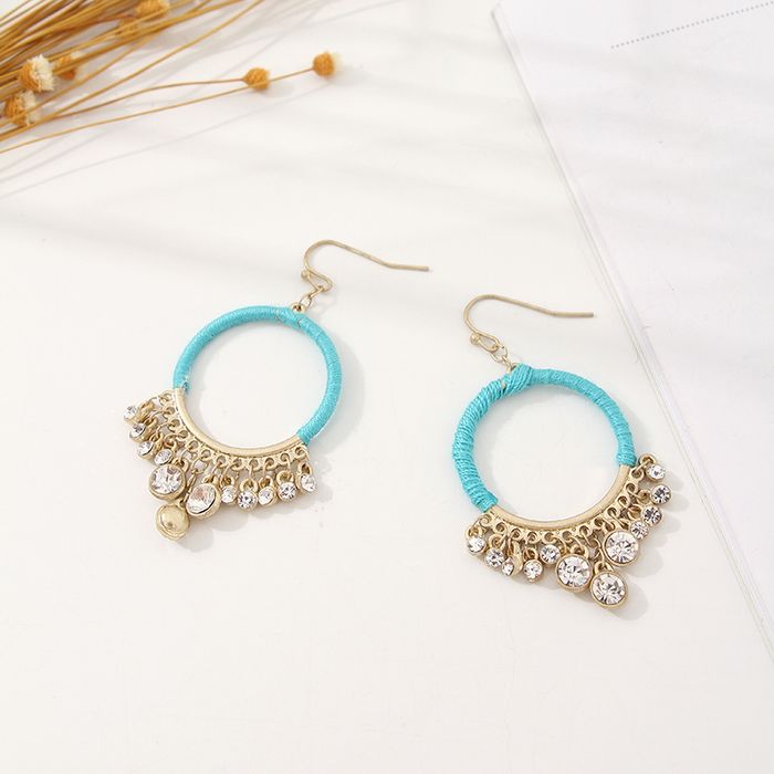Graceful Hoops Dangle Earrings