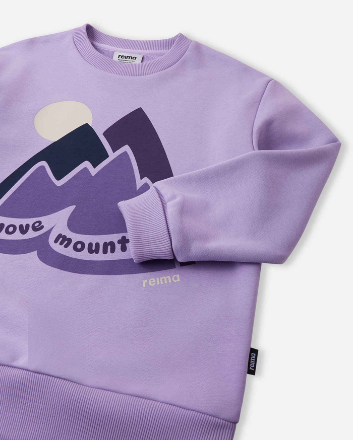 Sweatshirt, Collari, Blooming Lilac