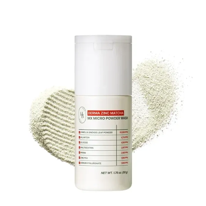 Derma zinc matcha mx micro powder wash