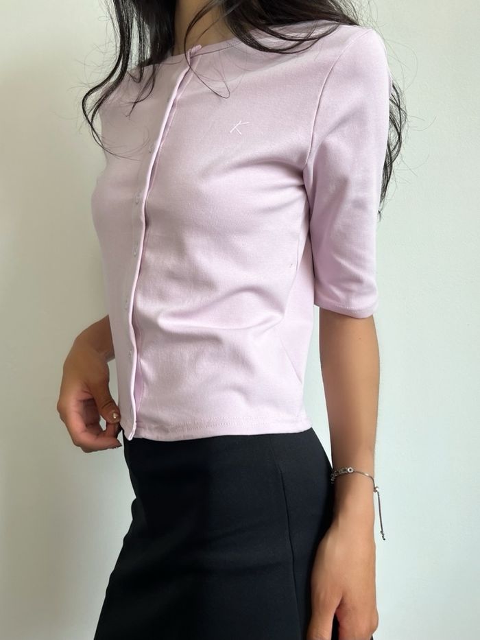 Midi sleeve cardigan