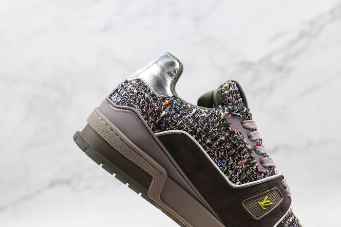 LOUIS VUITTON LV Trainers 'Grey with Colorful Mesh'
