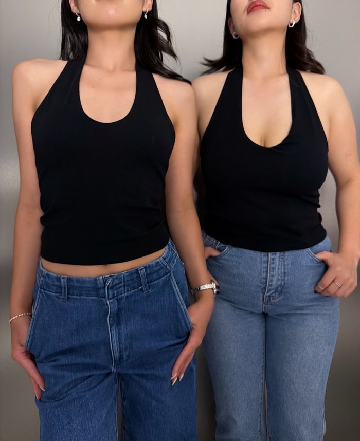 Halter top /black/