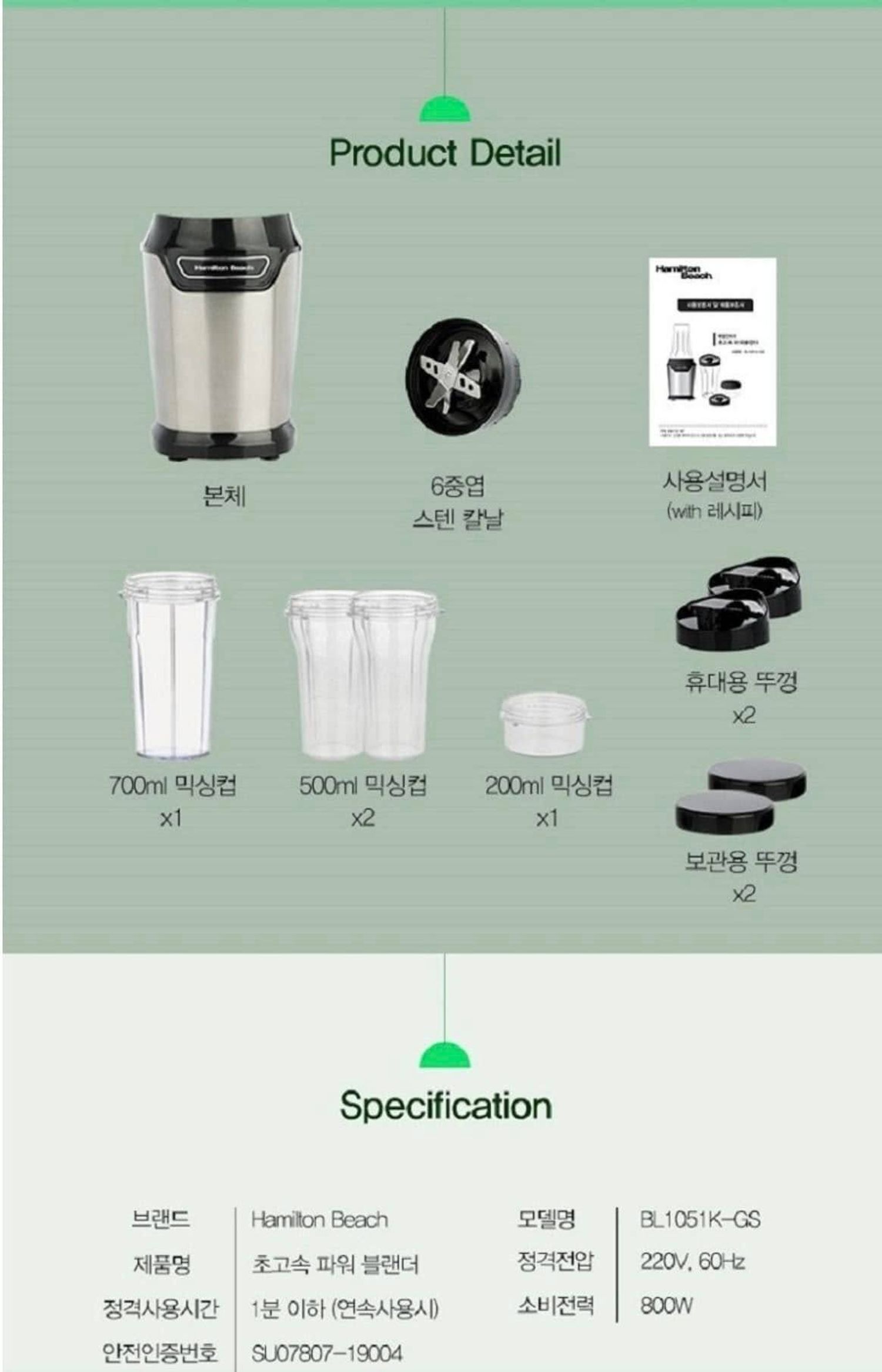 Hamilton Beach blender