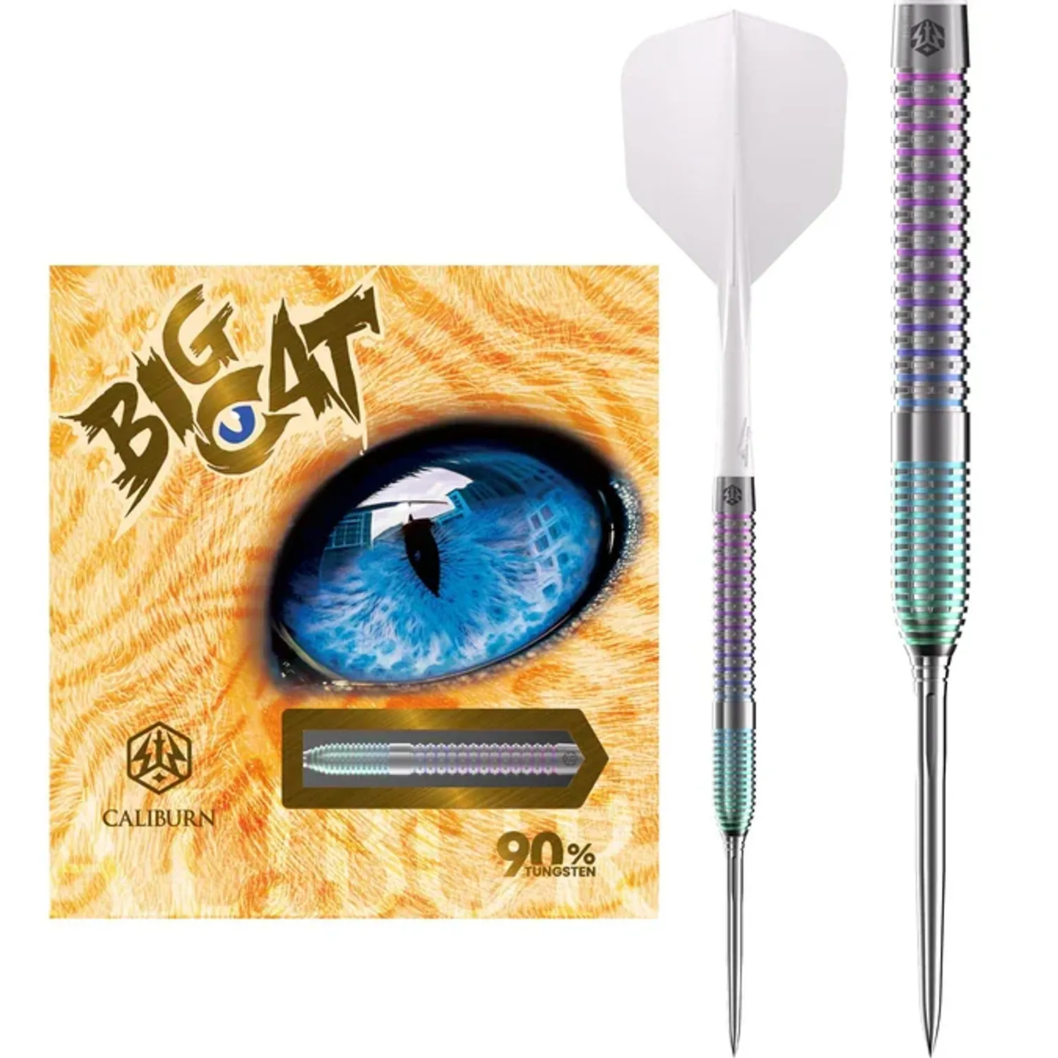 CALIBURN Big Cats Darts - 90% Tungsten - Ocelot