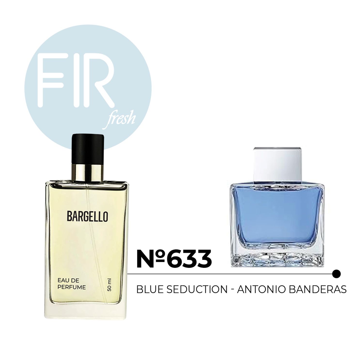 №633 for man 50 ml /Blue Seduction - Antonio Banderas /