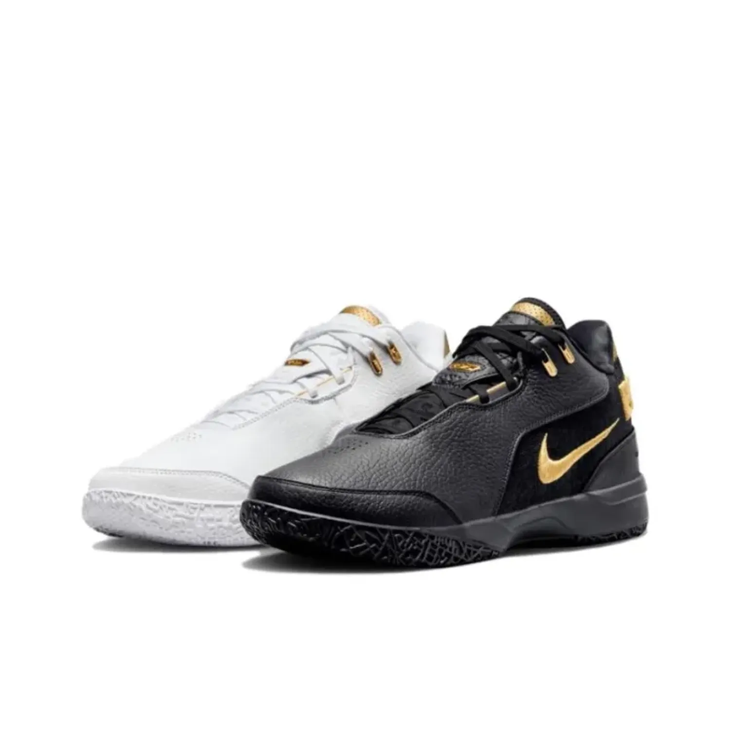 Nike LeBron NXXT Gen Basketball Shoes Men Low-Top BlackWhiteGold