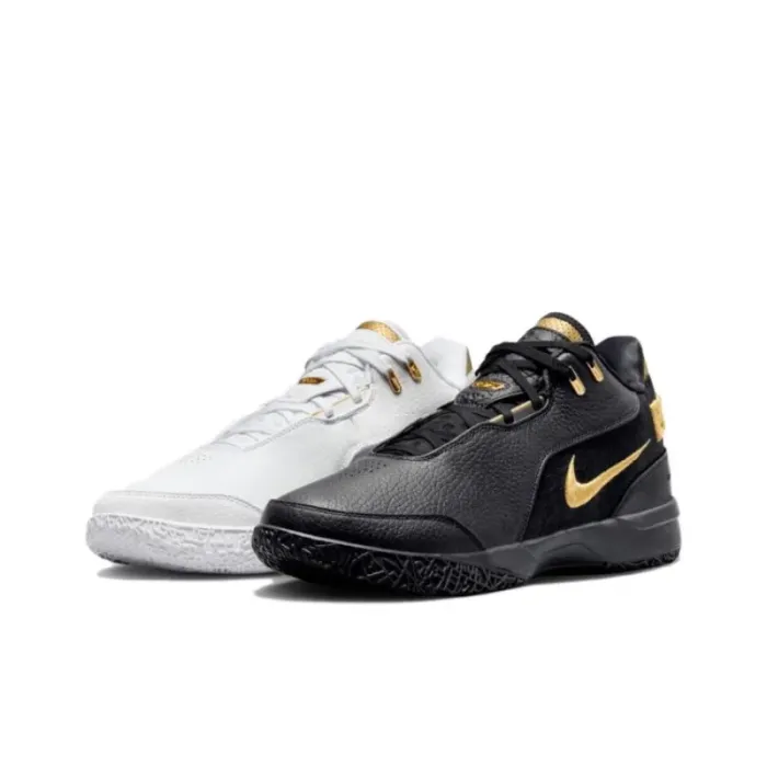 Nike LeBron NXXT Gen Basketball Shoes Men Low-Top BlackWhiteGold